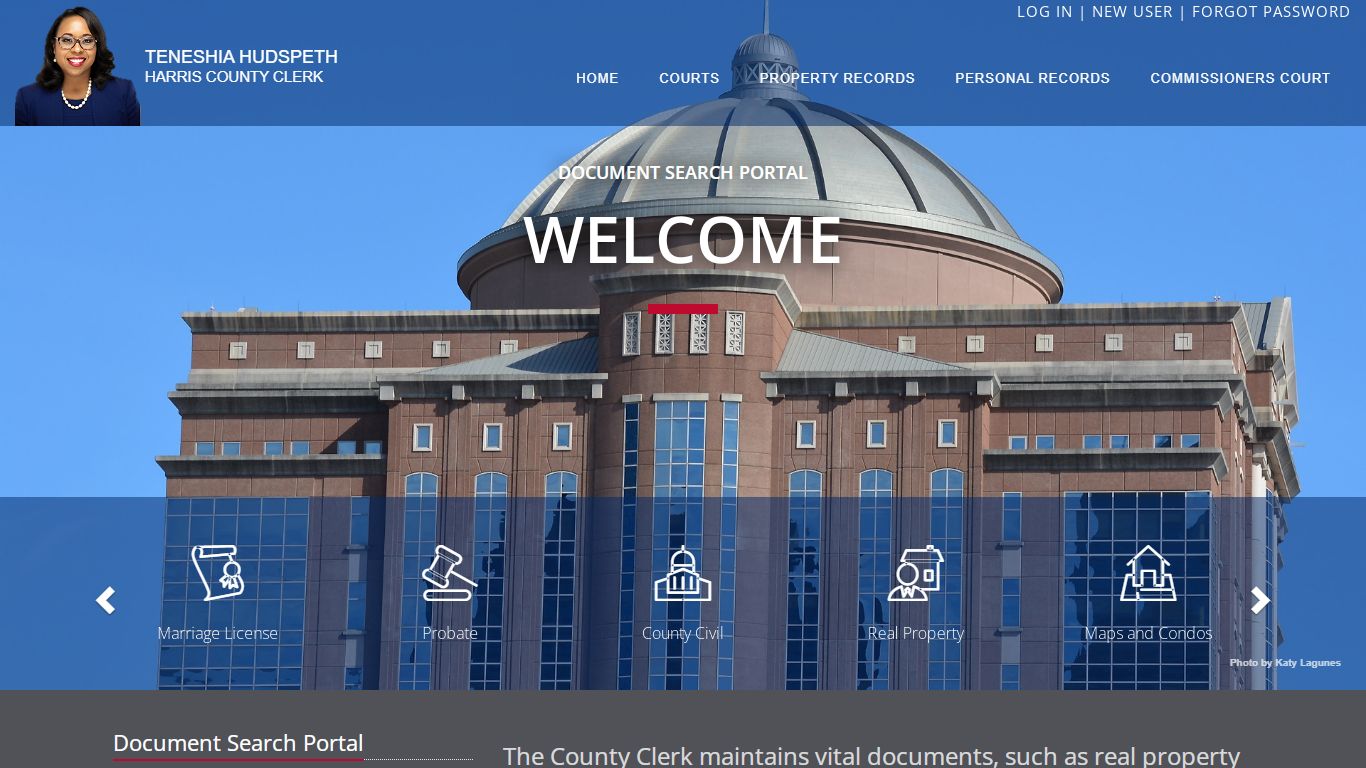 Web Inquiry - Harris County, Texas